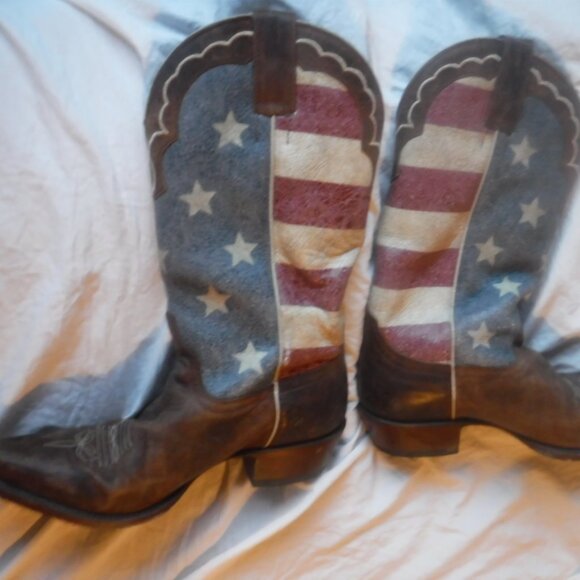 Shyanne Womens American Flag Western Womens Cowgirl Boots Size 7 B - Picture 8 of 9
